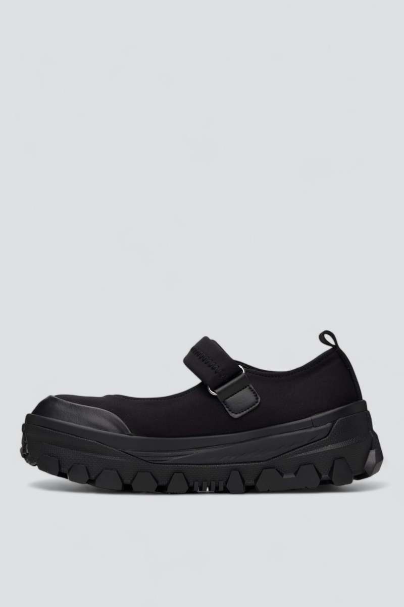 AMOMENTO Vibram Mary Janes Loafers - Black | Garmentory