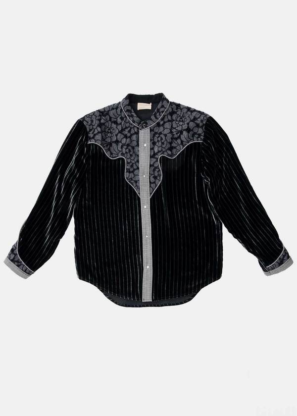 COMMUN'S Shirt - Black/Flora