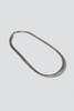 Assembly New York Wide Herringbone Chain Necklace - Sterling Silver - Thumbnail 3