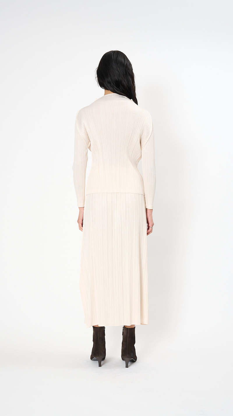 Pleats Please by Issey Miyake December Monthly Colors Top - Off