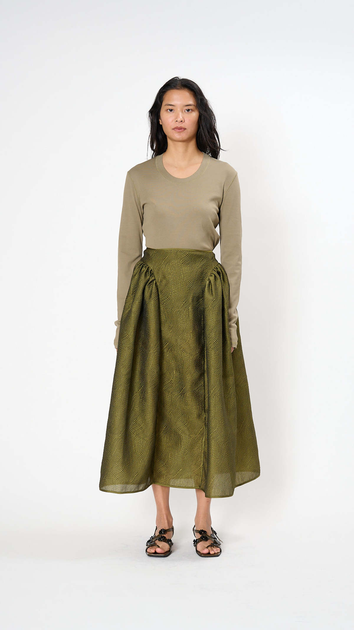 Fabiola-Skirt-in-Olive-