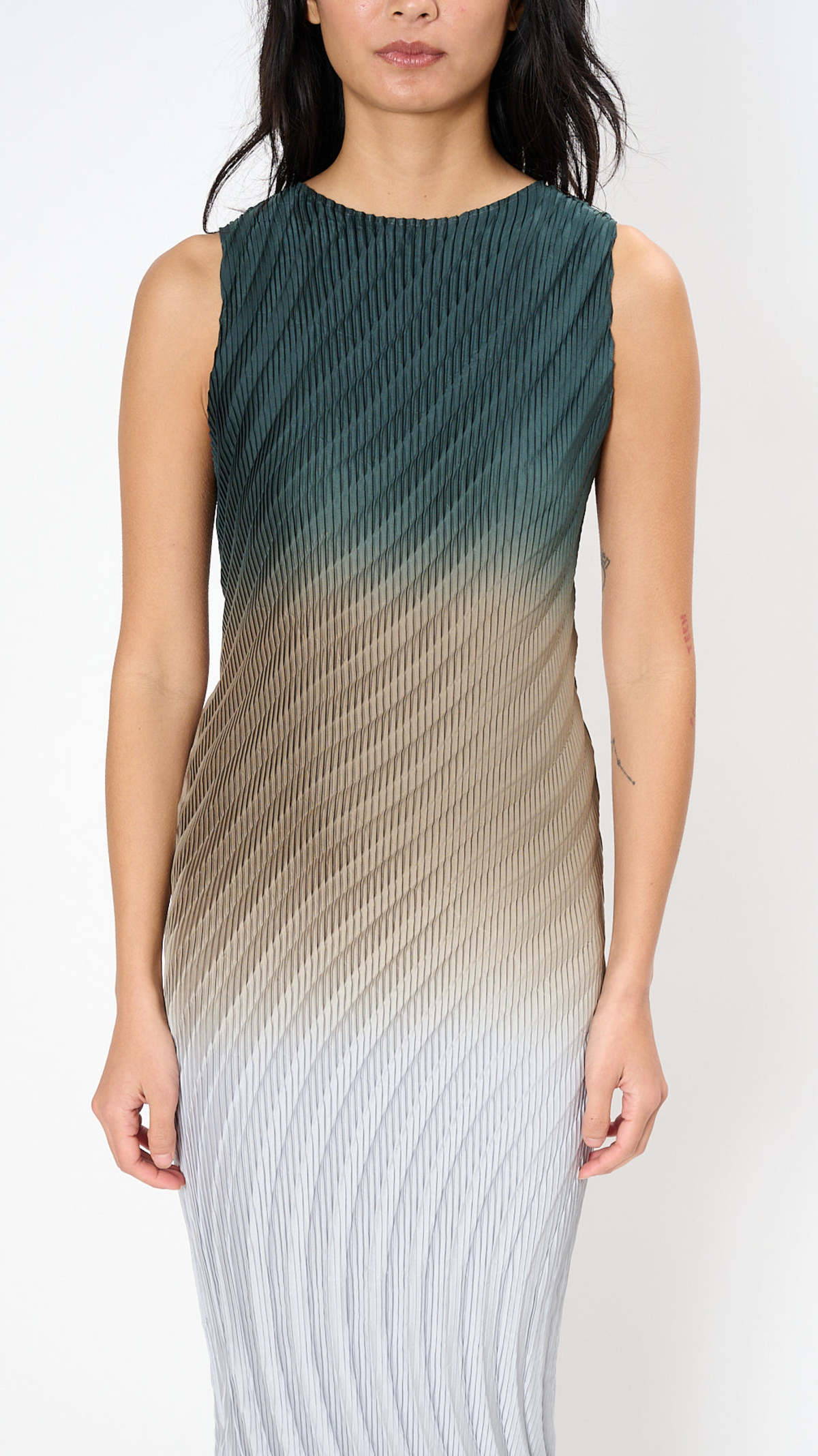Issey Miyake Nuance Pleats Dress - Before Midnight | Garmentory