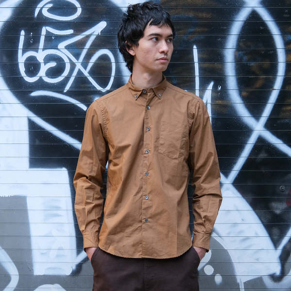 Steven Alan Single Needle Shirt - Safari Tan Steven Alan Single Needle Shirt - Safari Tan