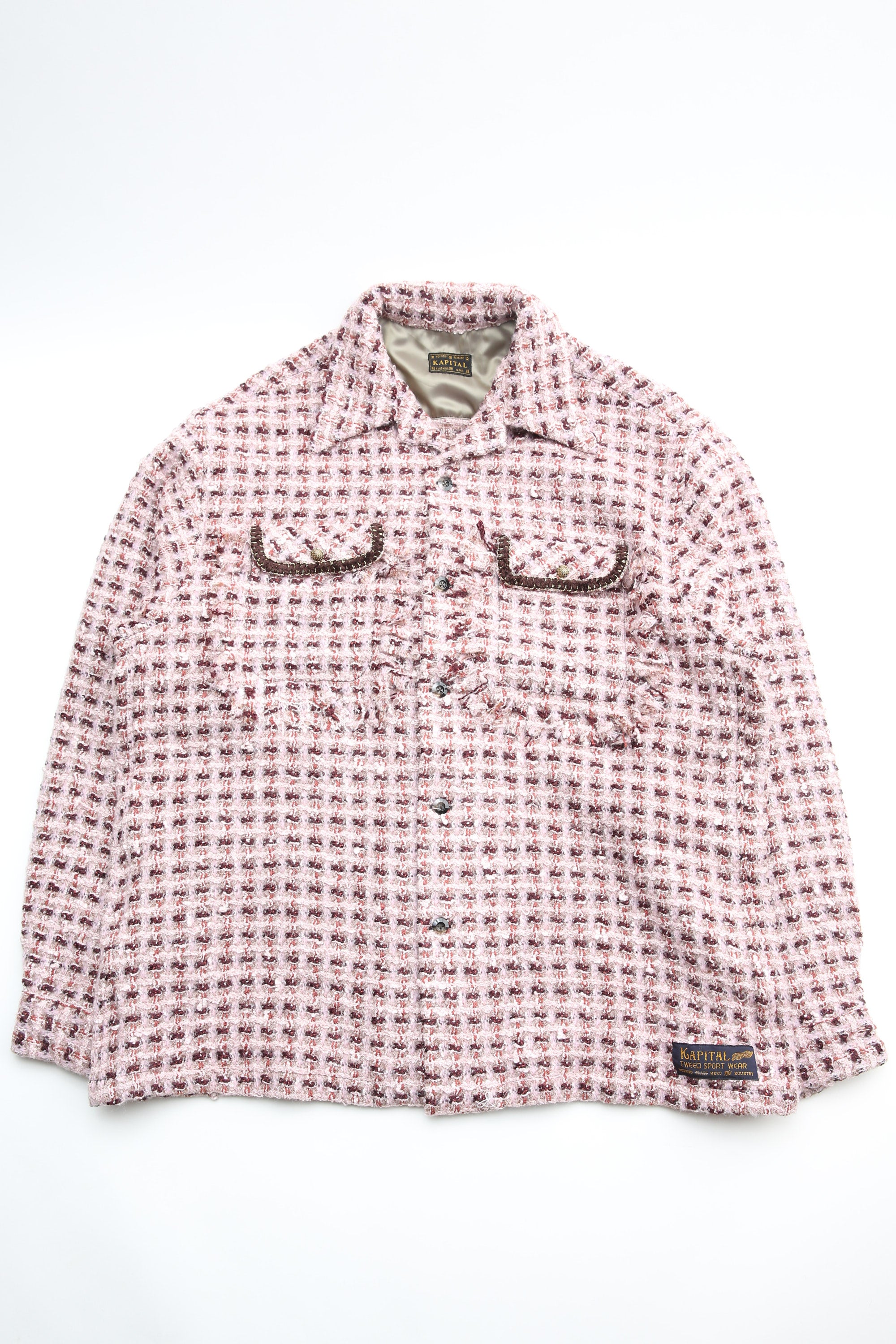 Kapital Fancy Tweed Board Shirt | Garmentory