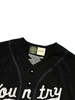 Kapital 16/- Densed Jersey Baseball Shirt - Black - Thumbnail 4
