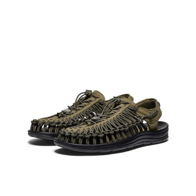 靴 KEEN UNEEK SNK DARK OLIVE/BLACK 26 cm KEEN Men's Uneek : Dark Olive/Black – Eat Dust