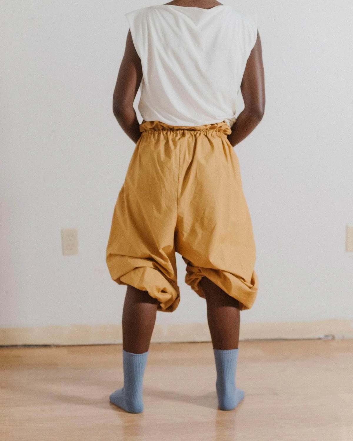 スーツ BASERANGE Fluo yellow stretch cotton brief Baserange Fluo Yellow Stretch Cotton Brief In Ruyellow