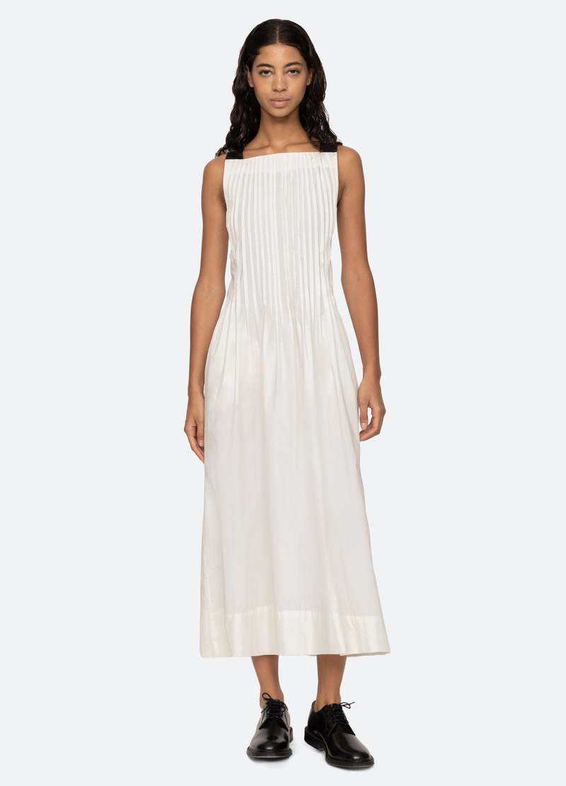 Sea NY Adele Dress - Oat | Garmentory Sea NY Adele Dress - Oat | Garmentory