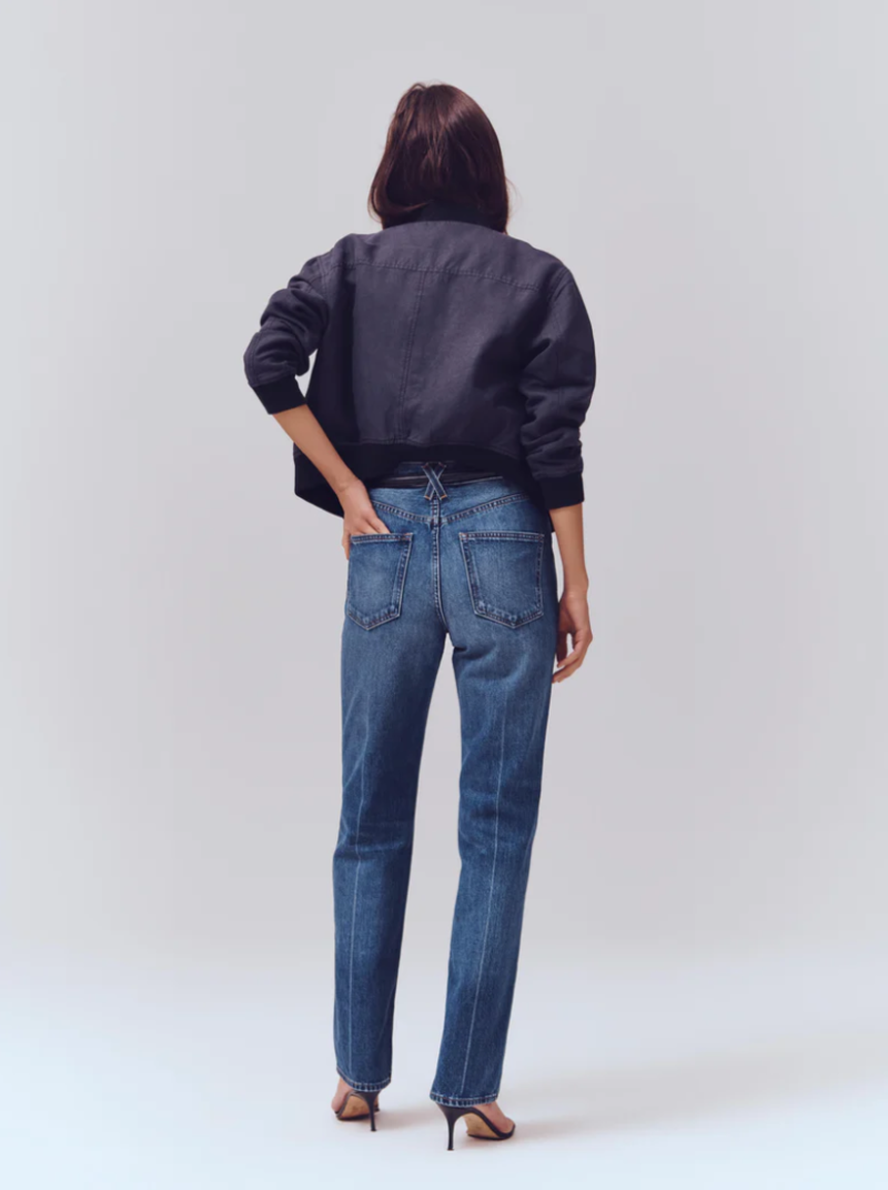 Alex Mill Carla High Rise Straight Jean - Vintage Dark Indigo Alex Mill Carla High Rise Straight Jean - Vintage Dark Indigo