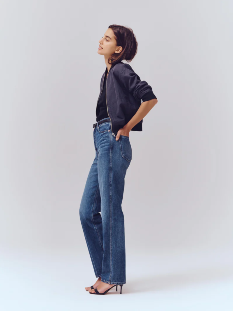 Alex Mill Carla High Rise Straight Jean - Vintage Dark Indigo Alex Mill Carla High Rise Straight Jean - Vintage Dark Indigo