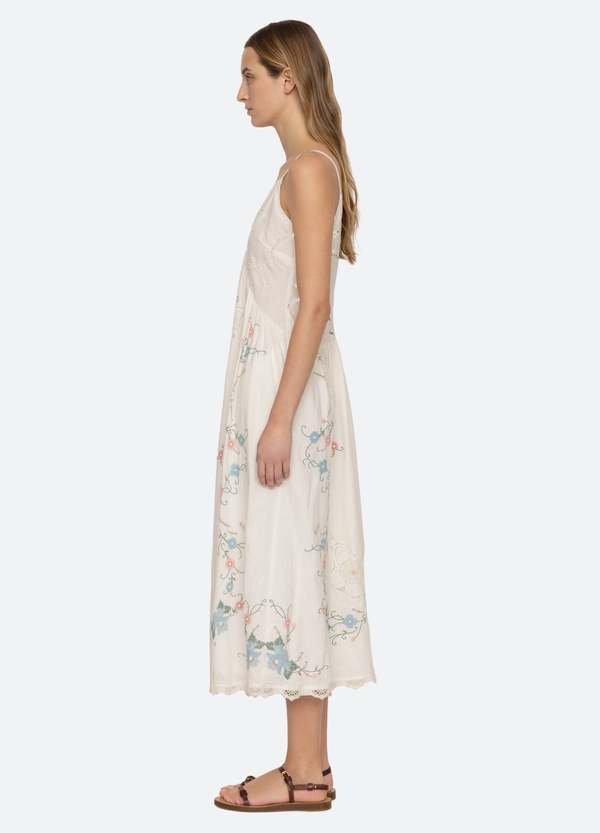 sea vesna embroidered midi dress Sea Vesna Embroidery Dress