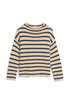 DemyLee Lamis Stripe Sweater - Natural/Navy - Thumbnail 3