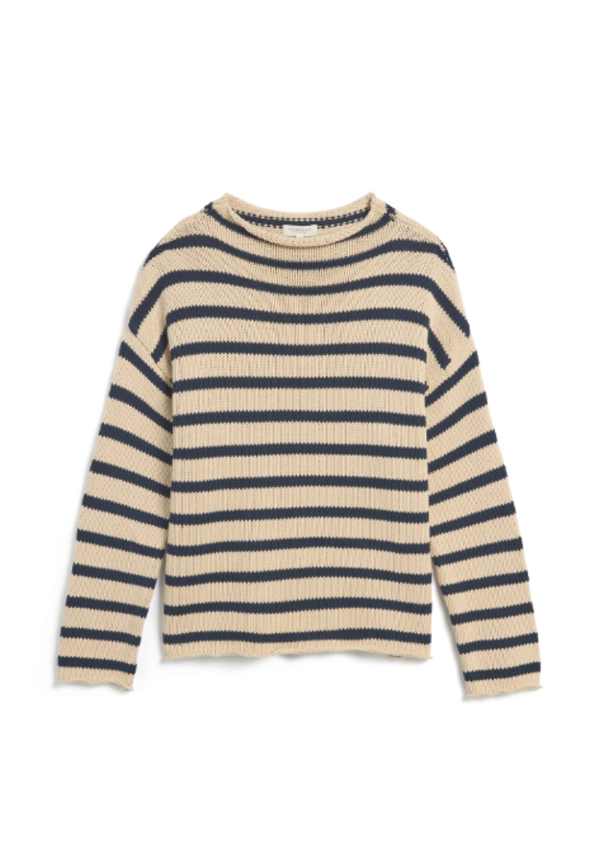 DemyLee Lamis Stripe Sweater - Natural/Navy - Image 3 of 3