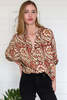 Emerson Fry Mandarin Collar Top - Batik - Thumbnail 1