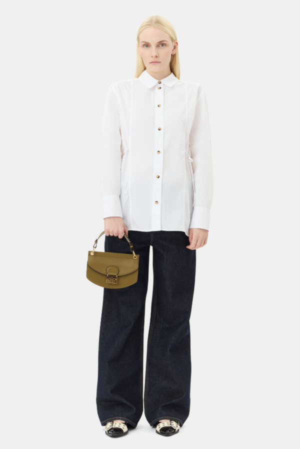 【関税＆送料込み】Ganni Mini Top Handle Apo-G Bag Black Black Mini Top Handle Apo-G Bag | GANNI US