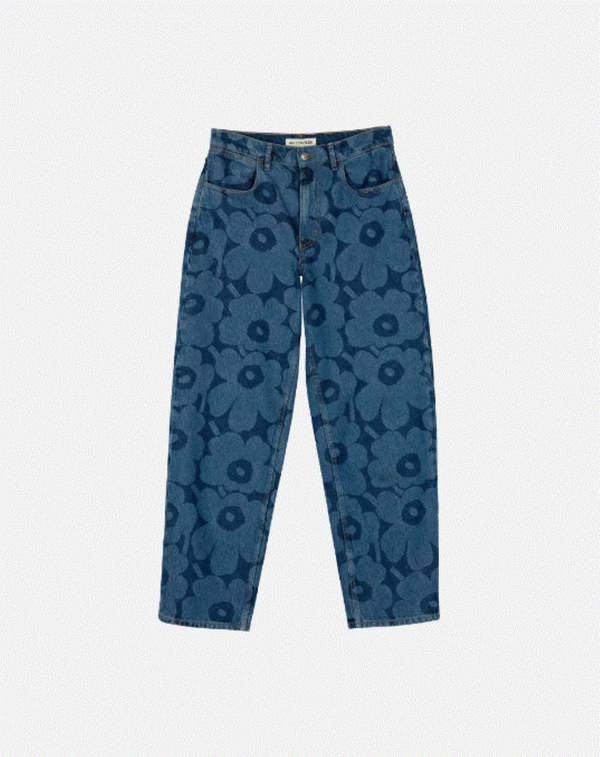 SALE 新品 Maridenim Barrel Unikko ジーンズ 27 Marimekko-Maridenim-Unikko-