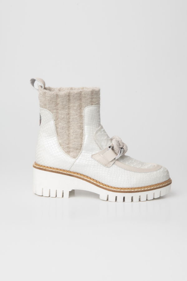 NIS New Italia Adelaide Boot - Milky White