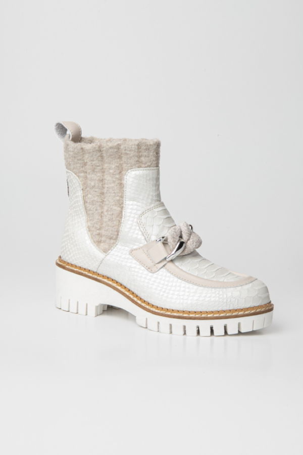 NIS New Italia Adelaide Boot - Milky White