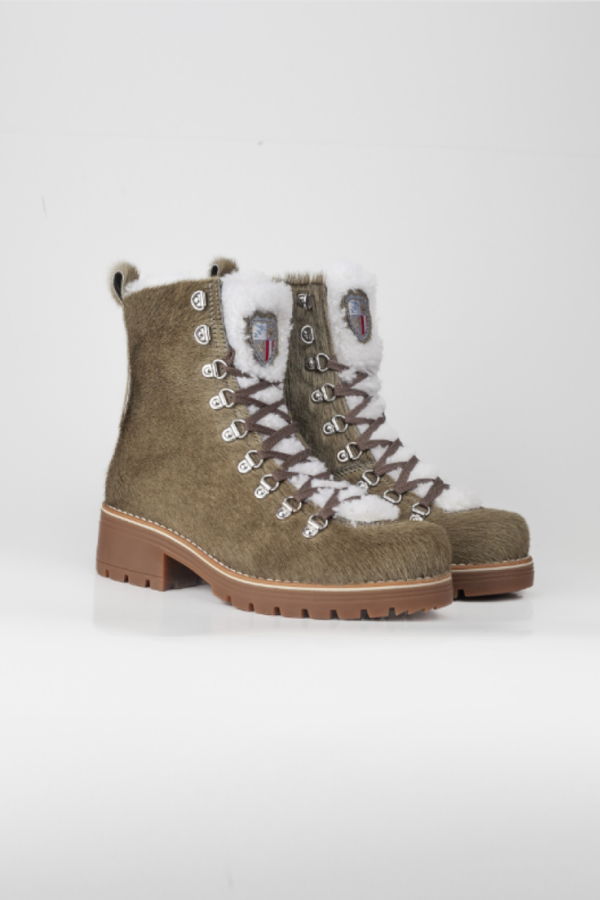 NIS New Italia Brenda Cavallino Boot - Khaki