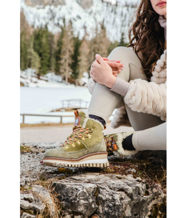 NIS Erika 'Cavallino' Boot - Green