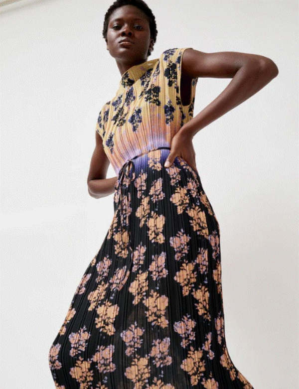 No.6 Julien Dress - Dip Dye Shadow Floral