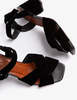 PENELOPE CHILVERS Infinity Velvet Sandal - Black - Thumbnail 2