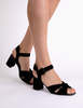 PENELOPE CHILVERS Infinity Velvet Sandal - Black - Thumbnail 4