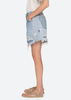 Sea NY Marion Mended Denim Shorts - Blue - Thumbnail 7