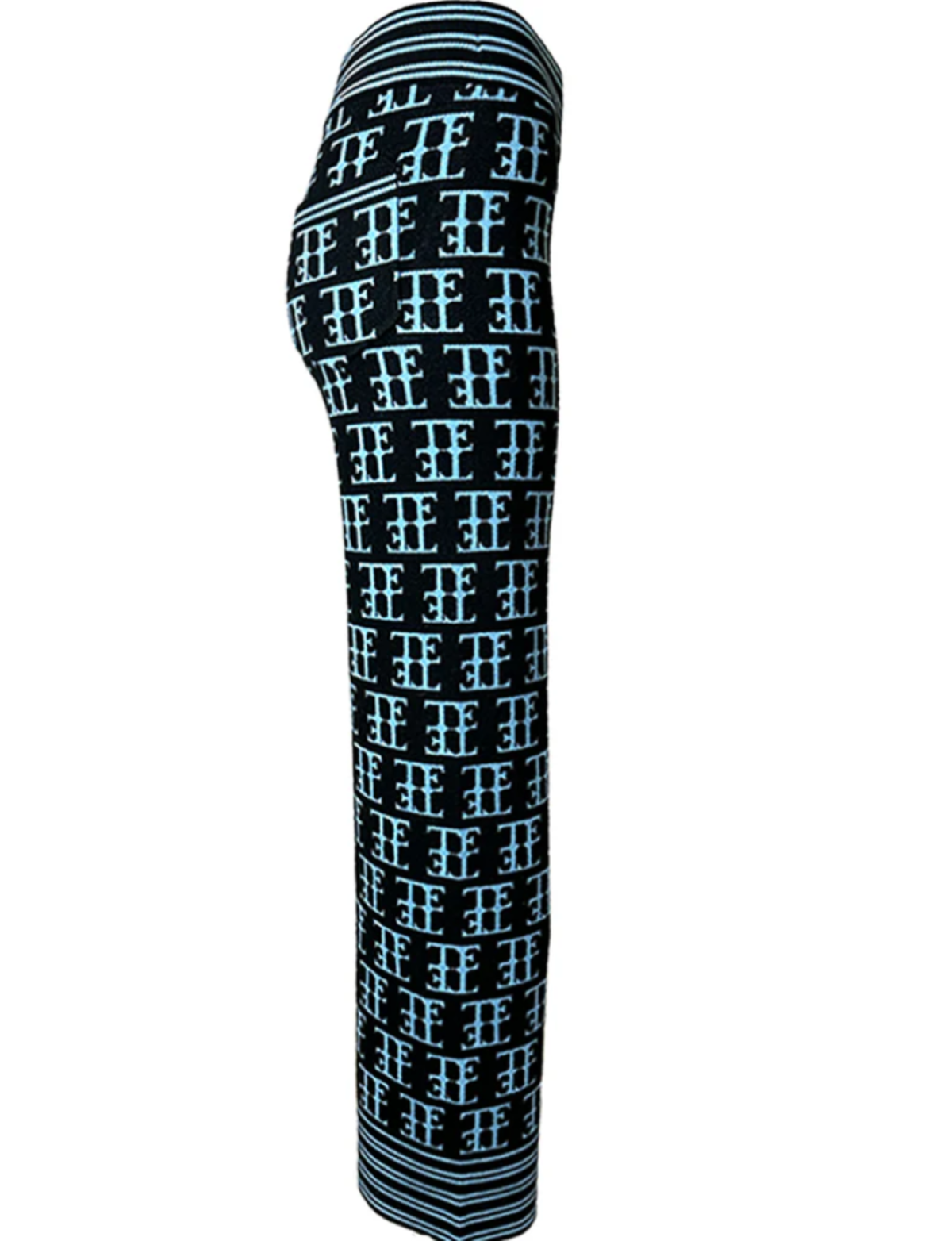 Team Event Jacquard Knit Pant - Ice Blue/Black - Image 2 of 5