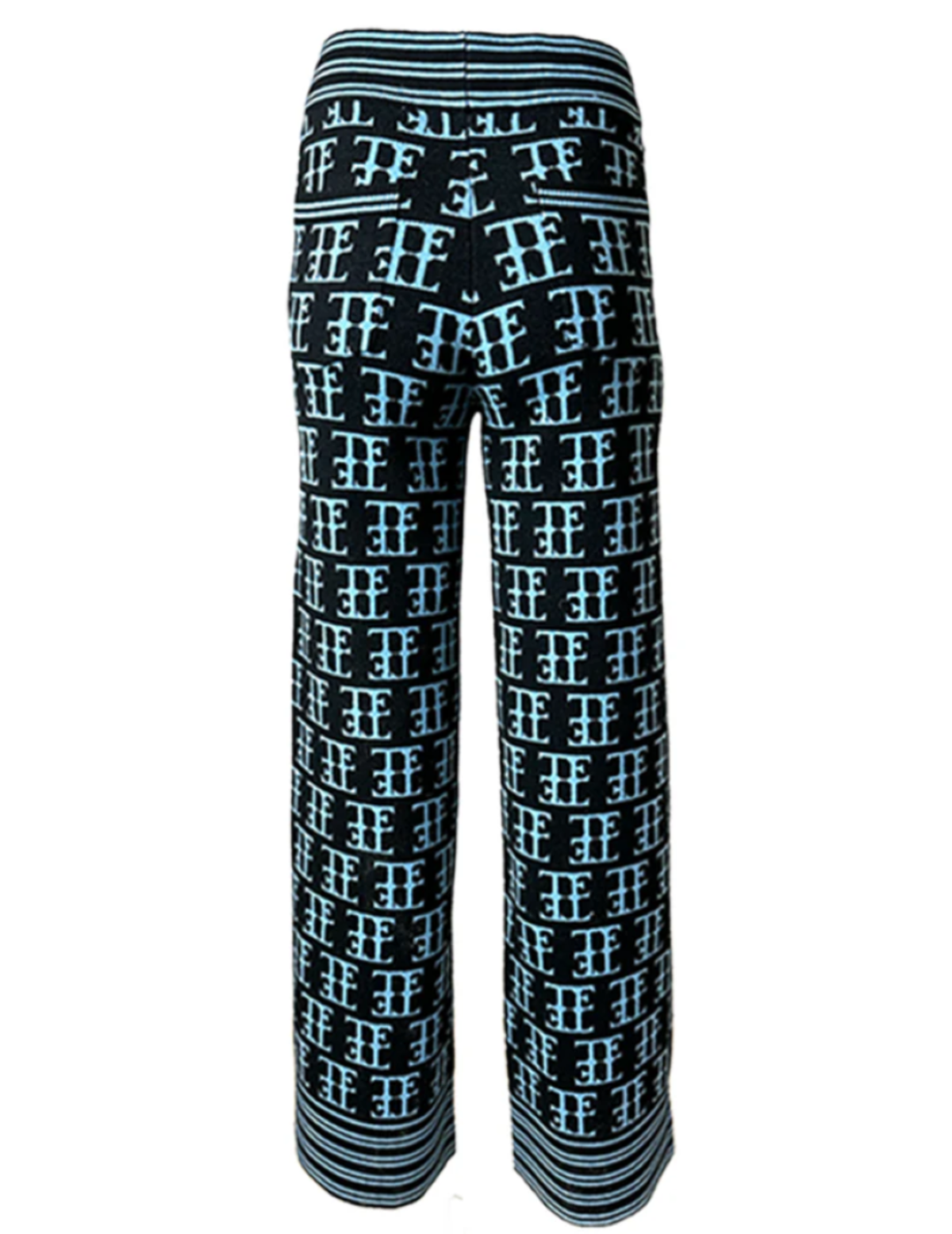 Team Event Jacquard Knit Pant - Ice Blue/Black - Image 3 of 5
