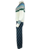 Team Event Jacquard Knit Pant - Ice Blue/Black - Thumbnail 5