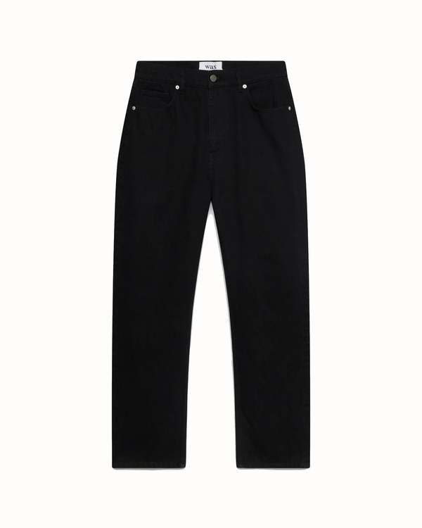 Wax London Loose Fit Denim Jeans - Black