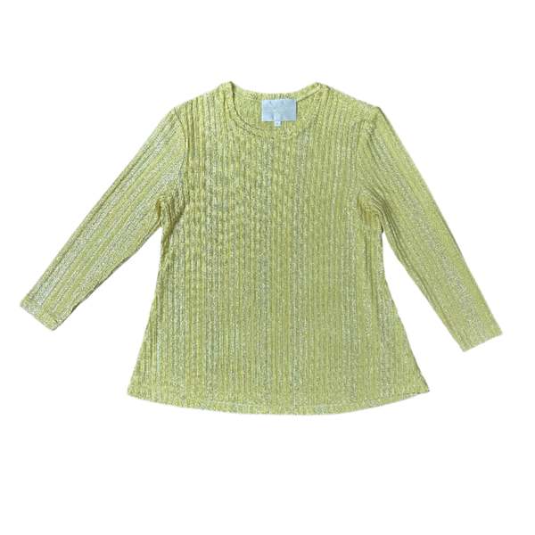 Lindsay Nicholas New York Laura Crewneck - Sunflower Shimmer