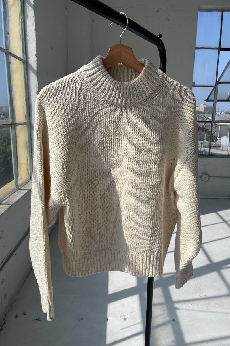 Le Bon Shoppe Zoe Cotton Sweater - Naturel