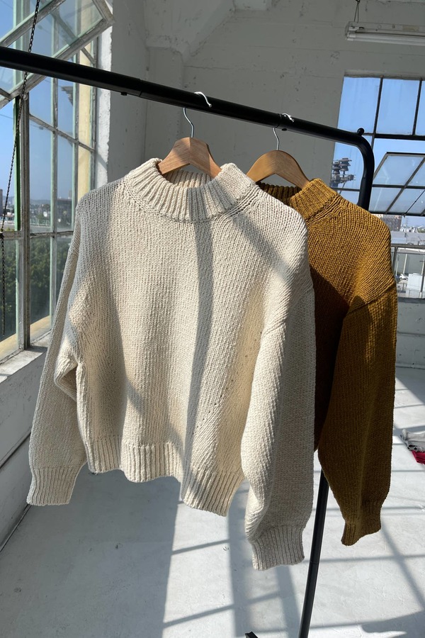 Le Bon Shoppe Zoe Cotton Sweater - Naturel