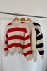 Le Bon Shoppe Zoe Sweater - Red Stripe - Thumbnail 5