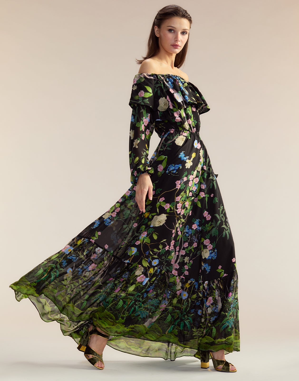 knee length dresses for ladies Umbria Silk Dress – Cynthia Rowley main image 0