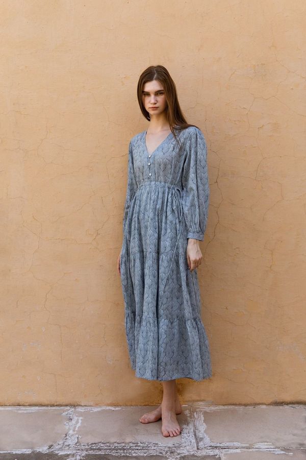 CQC LA Hand-Printed Ashbury Dress CQC LA Hand-Printed Ashbury Dress