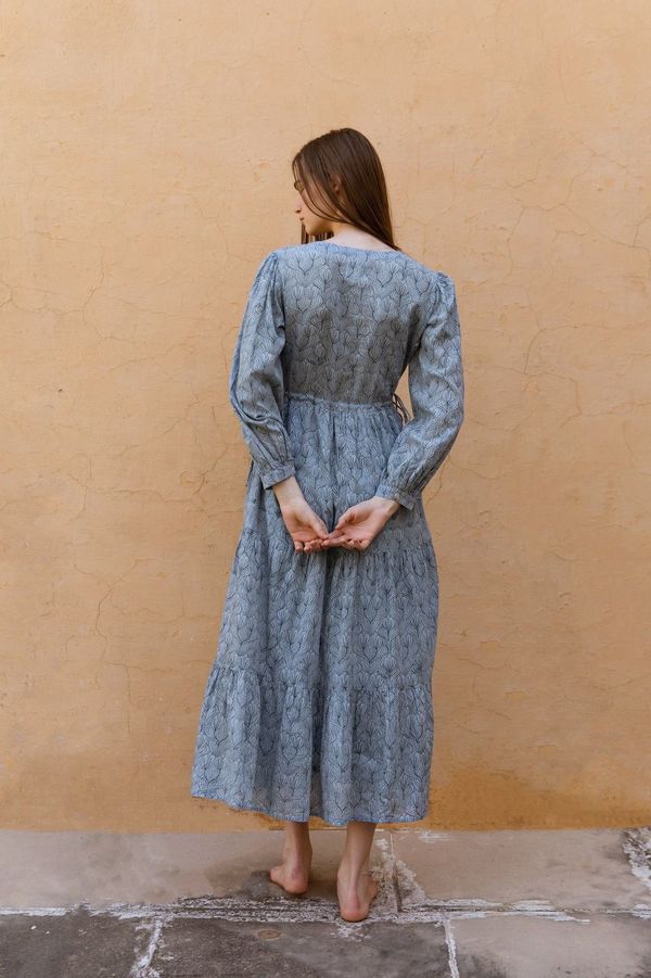 CQC LA Hand-Printed Ashbury Dress CQC LA Hand-Printed Ashbury Dress
