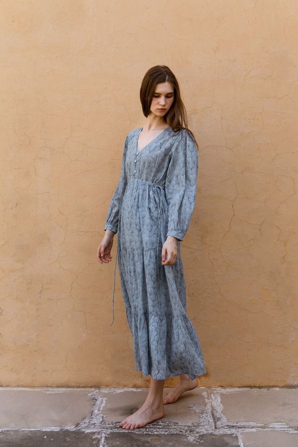 CQC LA Hand-Printed Ashbury Dress CQC LA Hand-Printed Ashbury Dress
