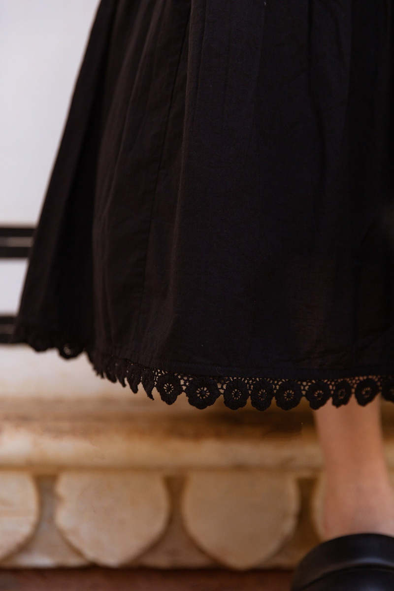 CQC LA Lisette Maxi Dress - Black CQC LA Lisette Maxi Dress - Black