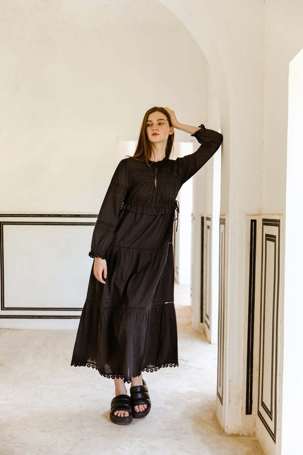 CQC LA Lisette Maxi Dress - Black CQC LA Lisette Maxi Dress - Black