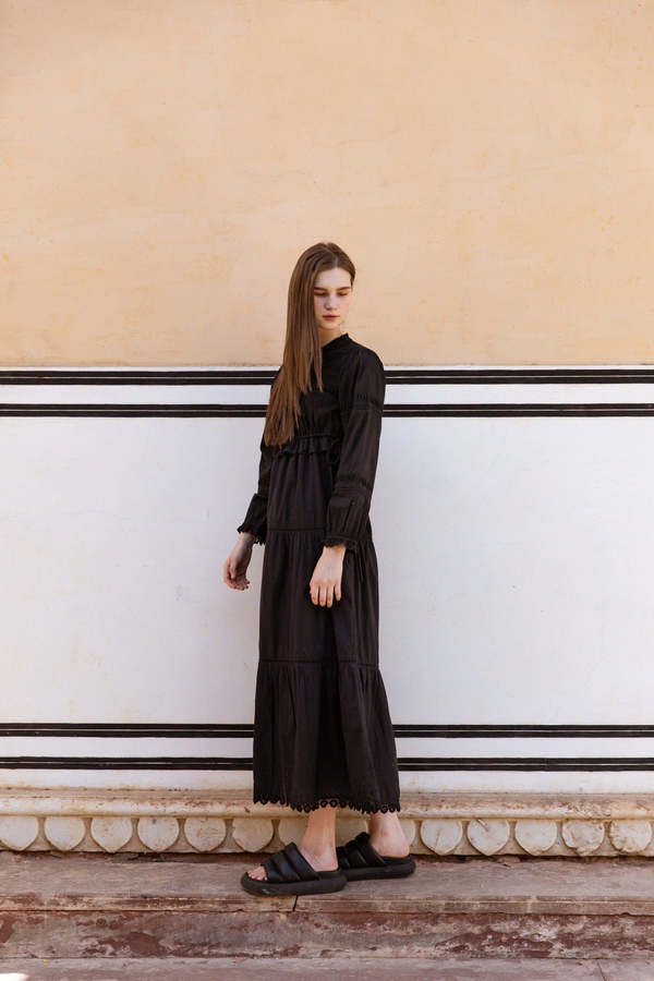 CQC LA Lisette Maxi Dress - Black CQC LA Lisette Maxi Dress - Black
