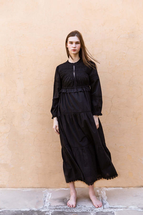 CQC LA Lisette Maxi Dress - Black CQC LA Lisette Maxi Dress - Black