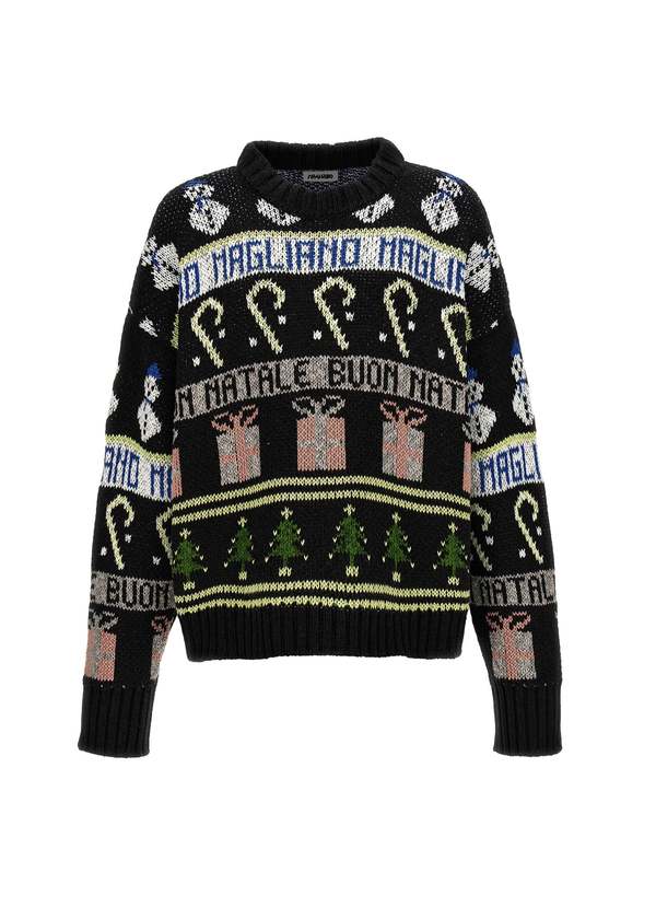 Magliano Buone feste Sweater - Black