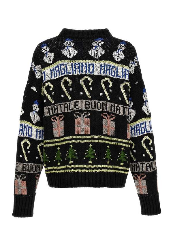 Magliano Buone feste Sweater - Black