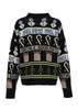 Magliano Buone Feste Sweater - Black - Thumbnail 2
