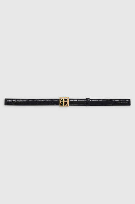 【関税込み】ANINE BING ブラック Harper ベルト Anine Bing Harper Belt - Black | Garmentory