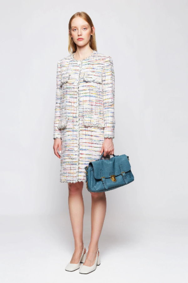 Mirto Tweed Long Jacket