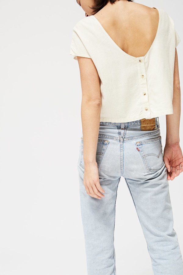 Lacausa Reversible Silk Top Lacausa Reversible Silk Top